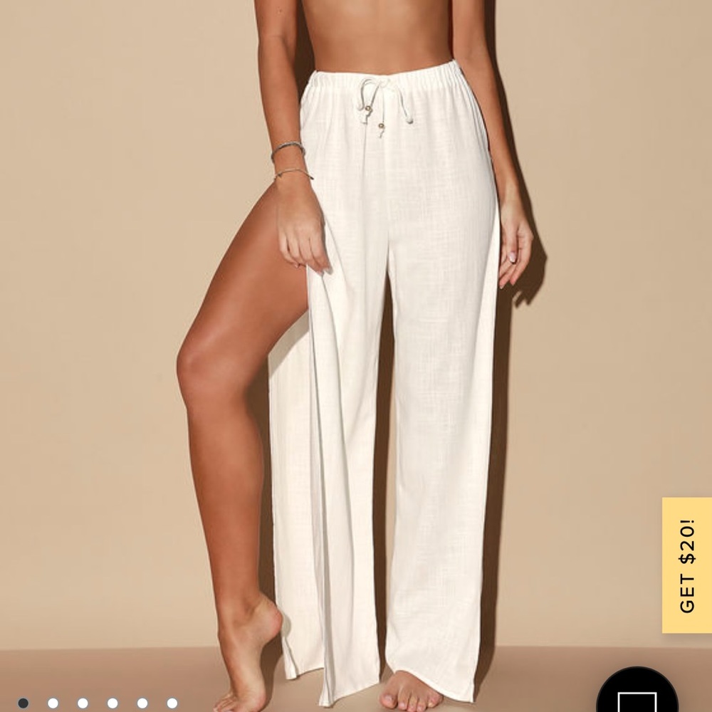 LULUS linen Pants! Size Medium! Reposh